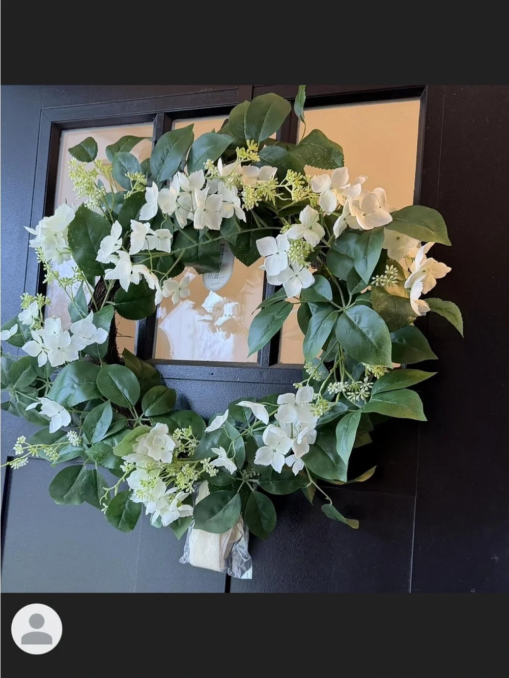 Hydrangea Wreath Cream - Threshold™ designed with Studio McGee